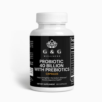 Probiotic 40 Billion with Prebiotics